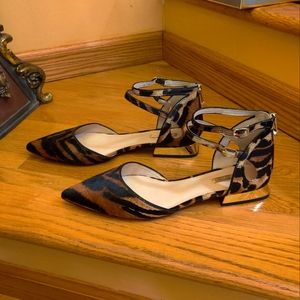 Animal print shoes size 10